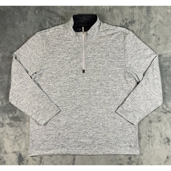 Quieti Other - Quieti Men’s Sweater Sweatshirt Size XXL Gray Weekender Half Zip Pullover